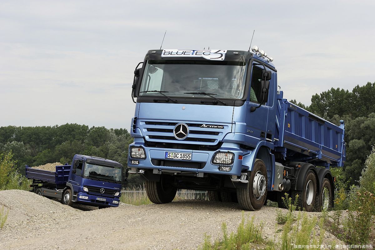 奔驰卡车清洁能源技术研发图