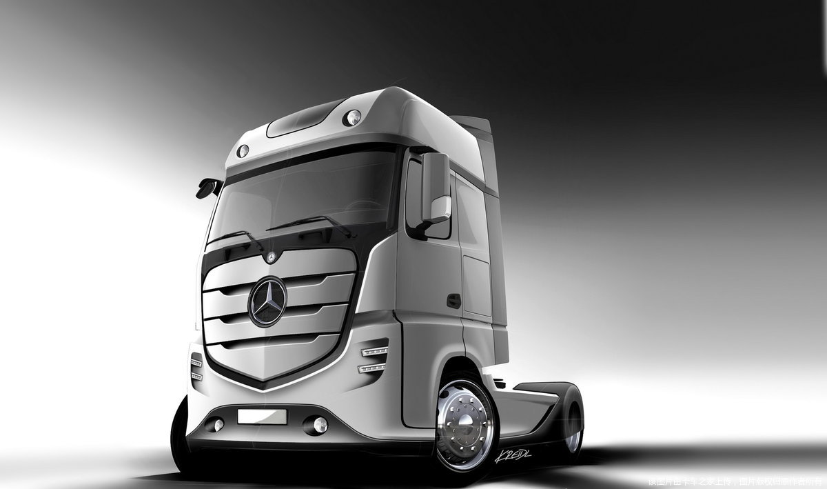 【图】奔驰新actros设计图片_卡车之家
