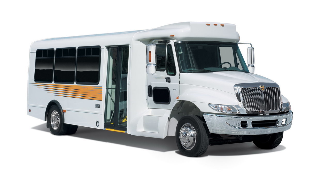 纳威司达校车图片