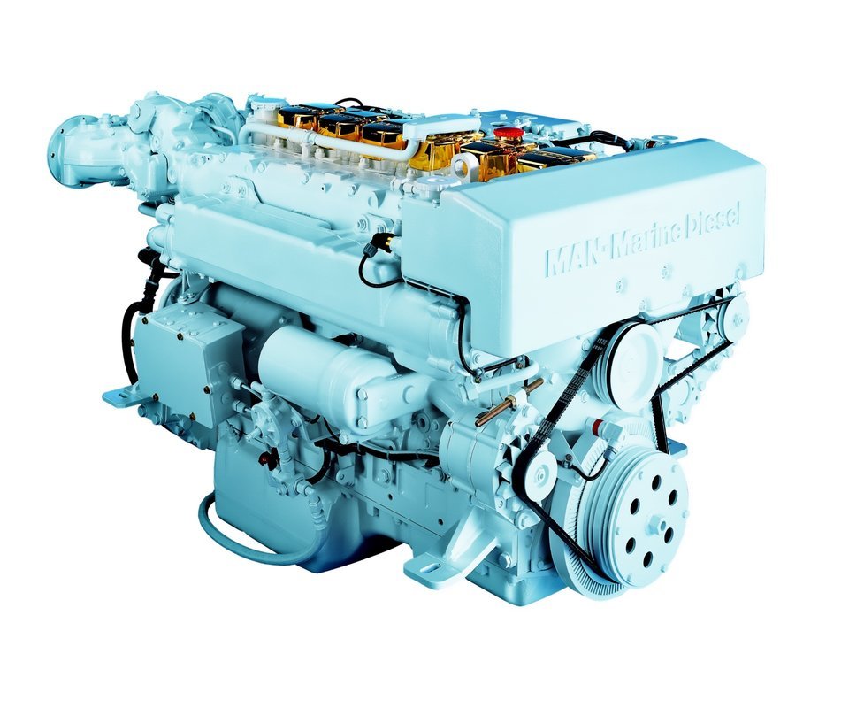 曼船用发动机图片