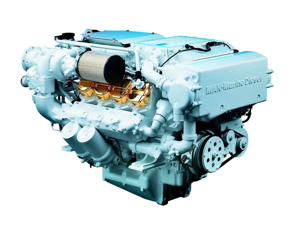 曼船用发动机图片