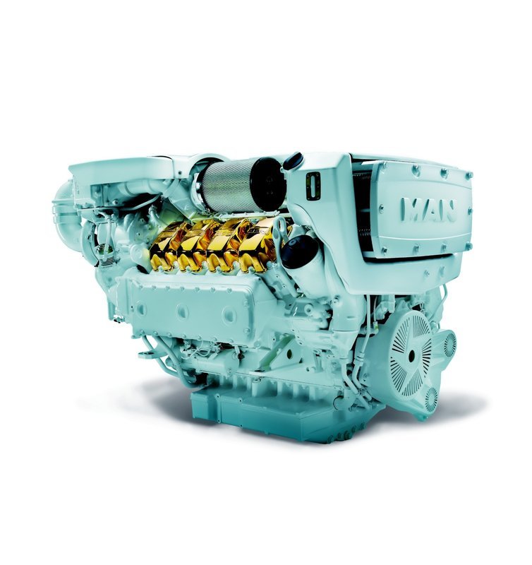 曼船用发动机图片