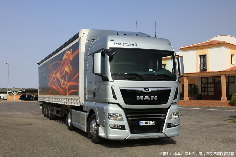 【图】曼 tgx 行驶实拍_卡车之家