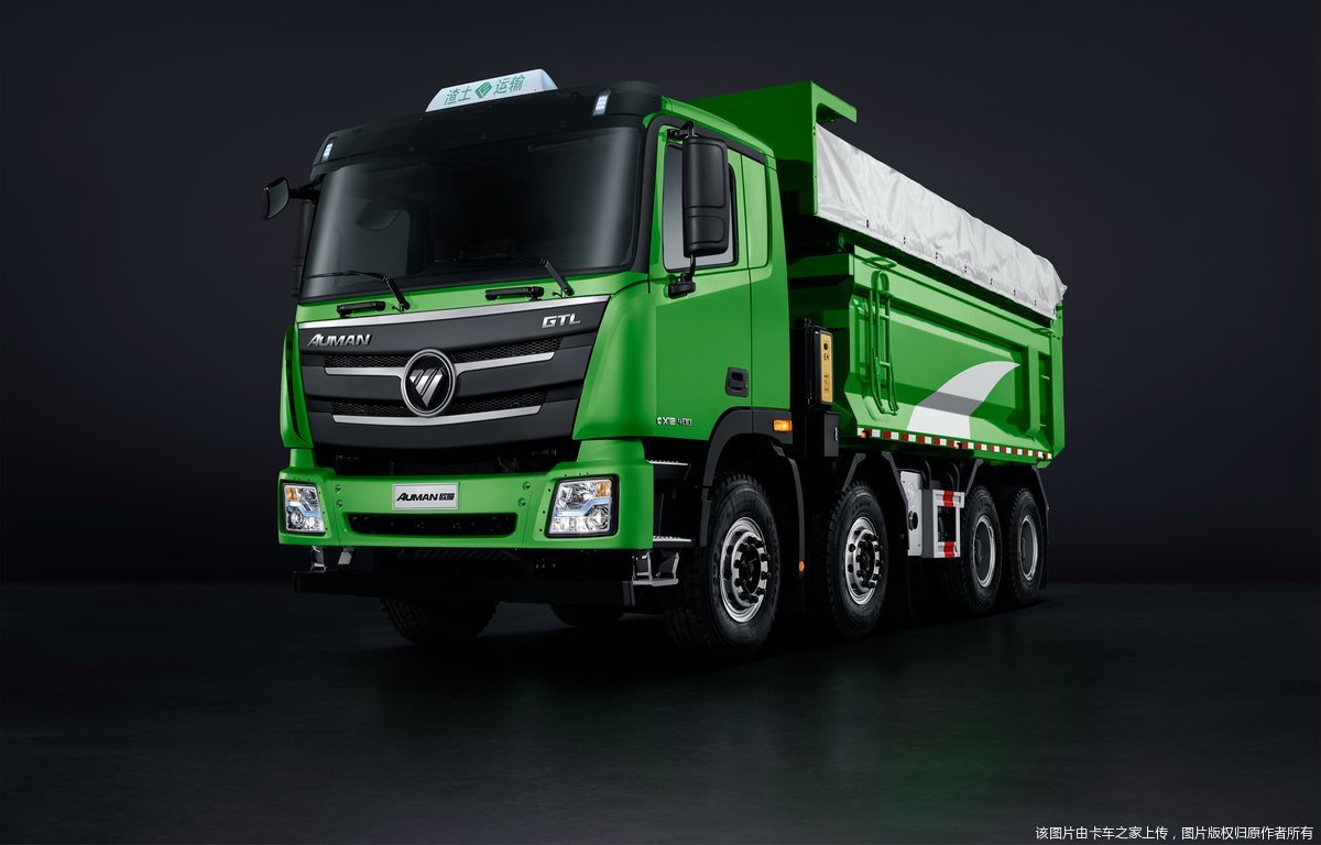 欧曼gtl400马力8x4自卸车